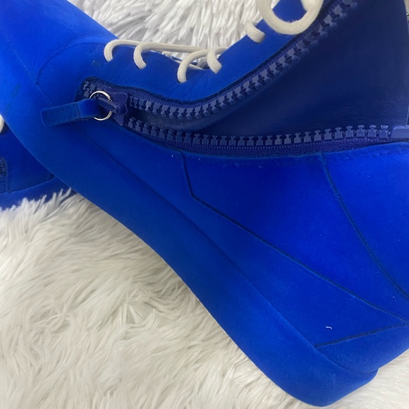 Giuseppe Zanotti Kriss Velvet Sneakers Blue - Picture 13 of 17